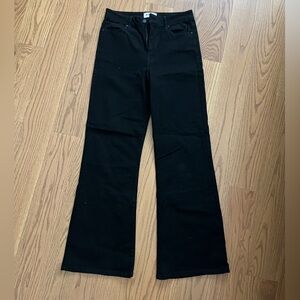 RSQ Black Flare Wide Leg Jeans